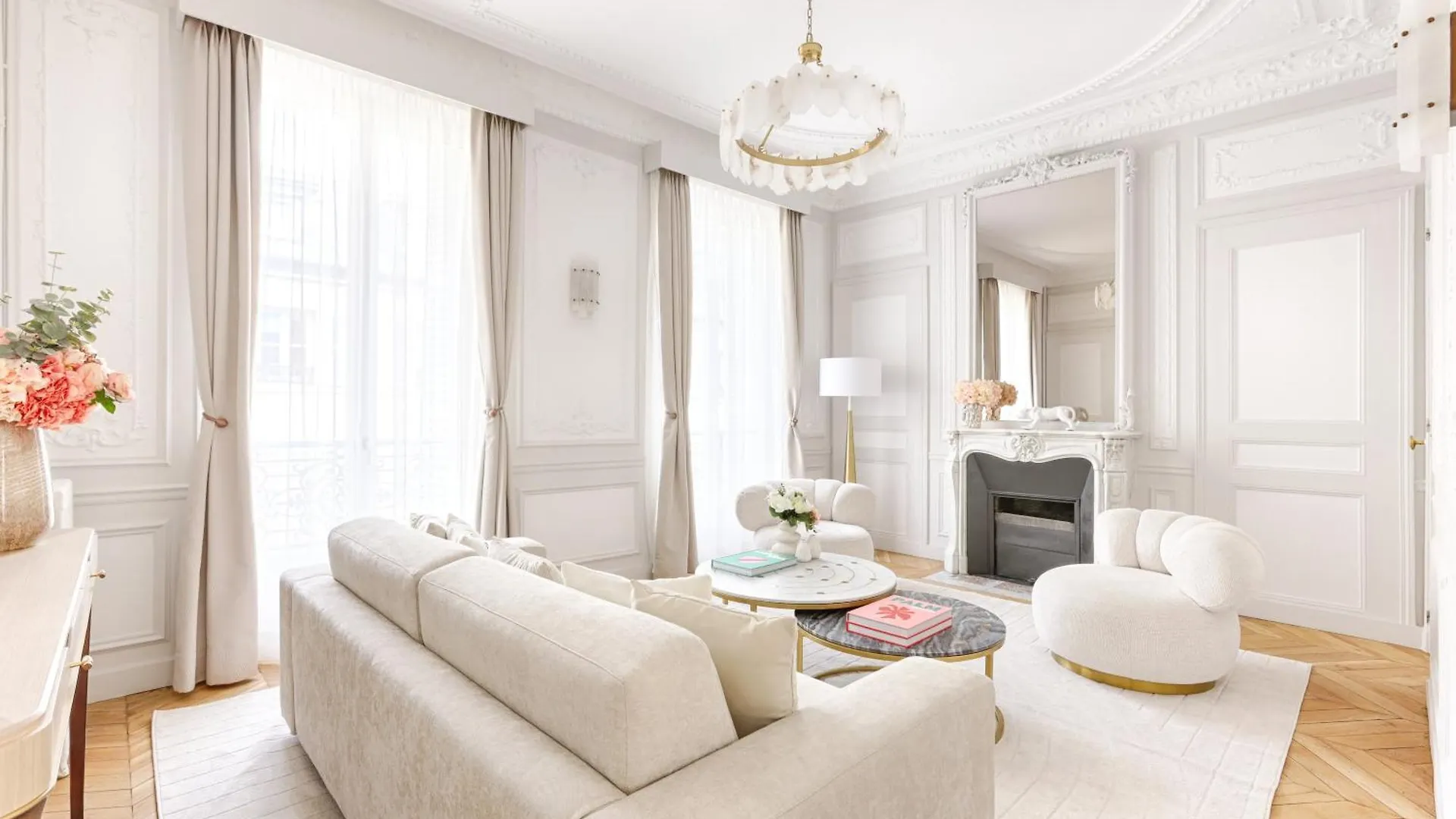 Appartement Artistique De Luxe 3 Chambres Sur Champs Elysee Paris